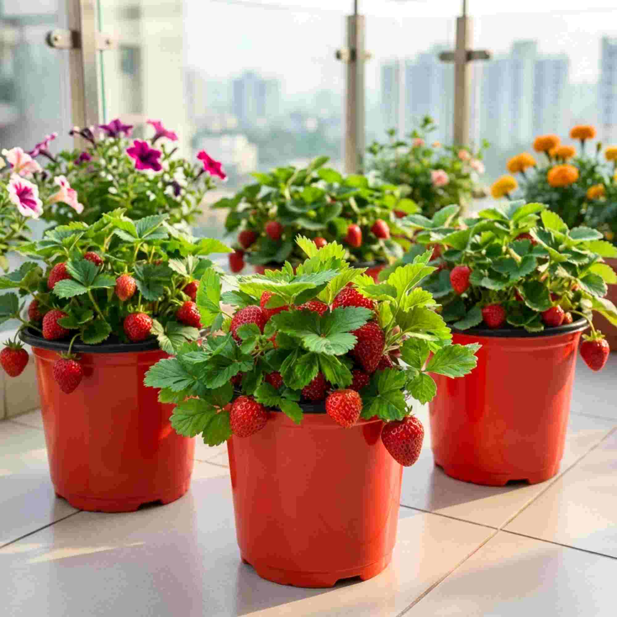 Alpine Strawberries Seeds - 200 Seeds (अल्पाइन स्ट्रॉबेरी के बीज) High Germination/Grow Juicy Strawberries at Home - Image 3