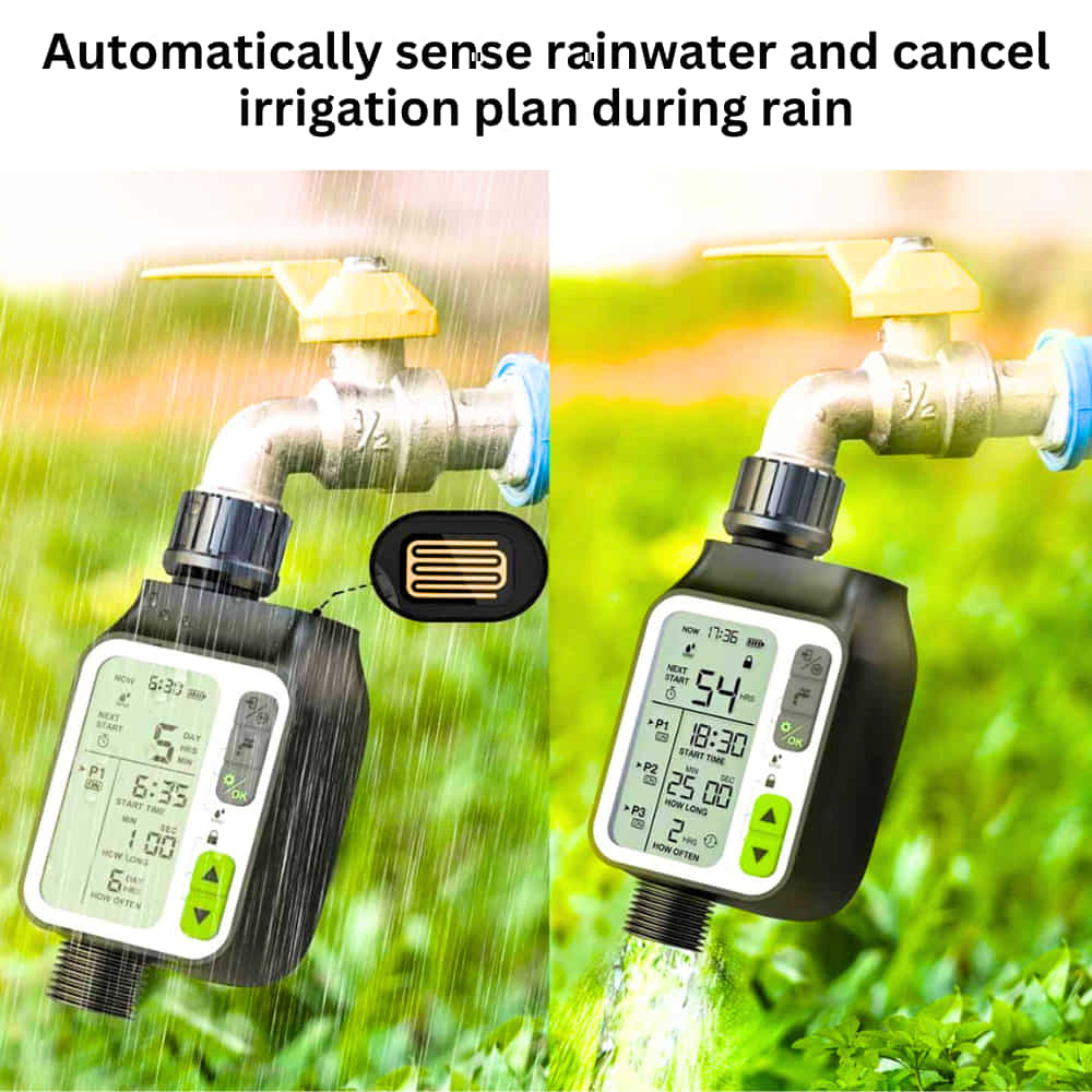 Automatic Water Timer for Drip Irrigation with Smart Rain Sensor - Image 2