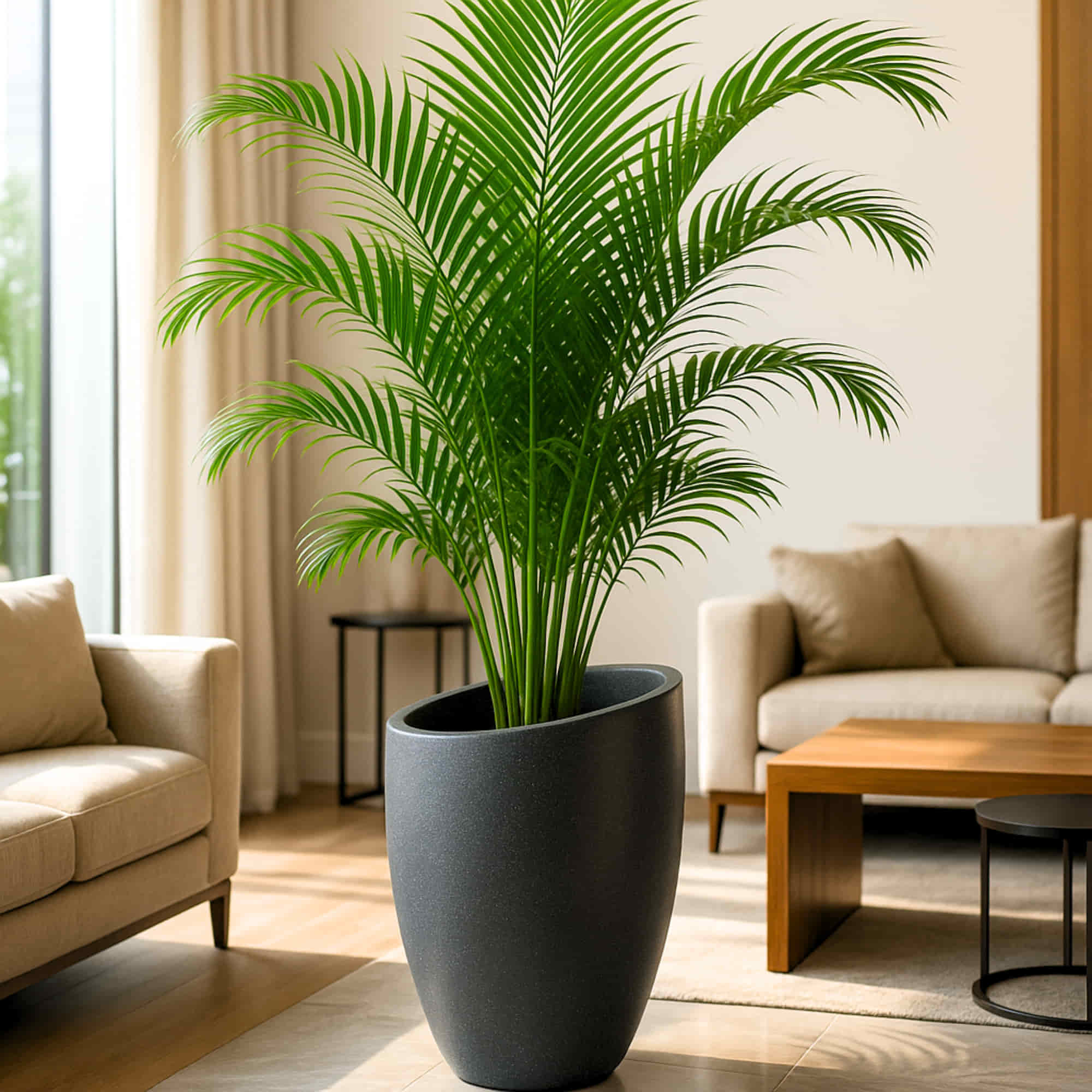 Calista Roto Moulded Tall Luxury Planter with 10+ Years Durability | Huge Terrazzo Finish Roto Container | Durable, Lightweight & Weatherproof Large Pot for Garden, Balcony & Living Room - Image 5