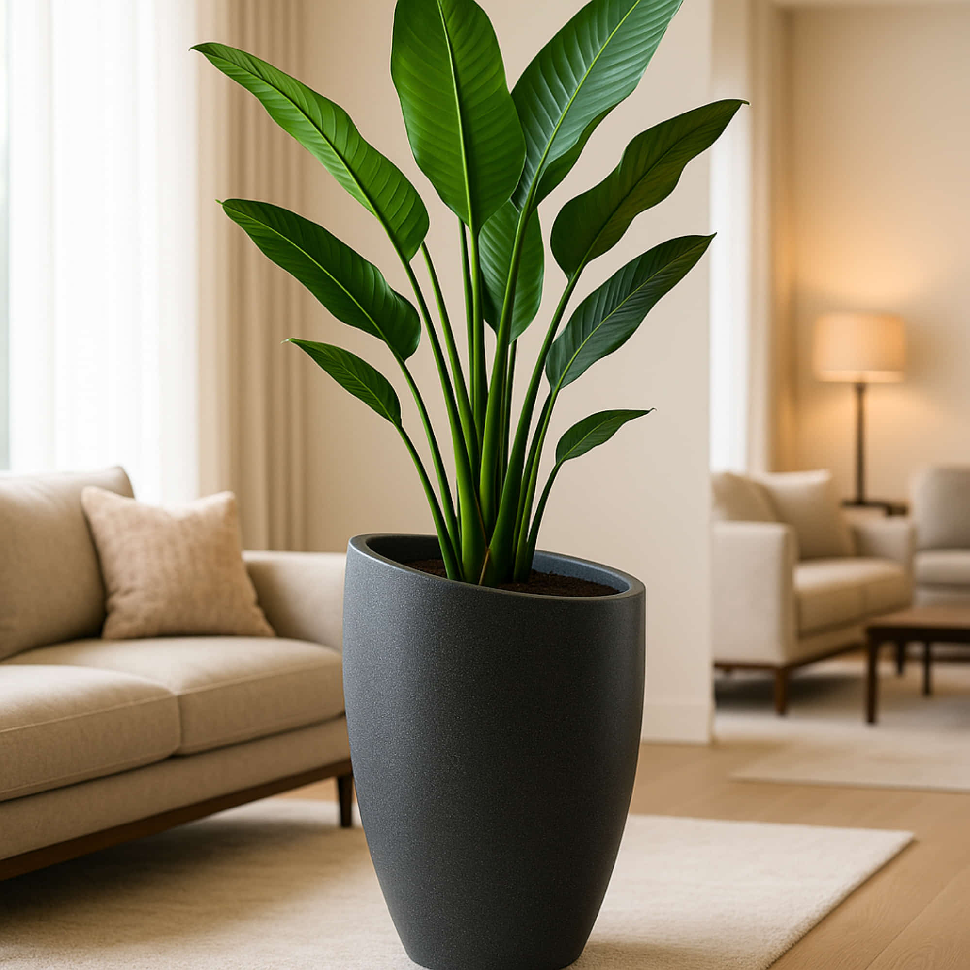 Calista Roto Moulded Tall Luxury Planter with 10+ Years Durability | Huge Terrazzo Finish Roto Container | Durable, Lightweight & Weatherproof Large Pot for Garden, Balcony & Living Room - Image 6