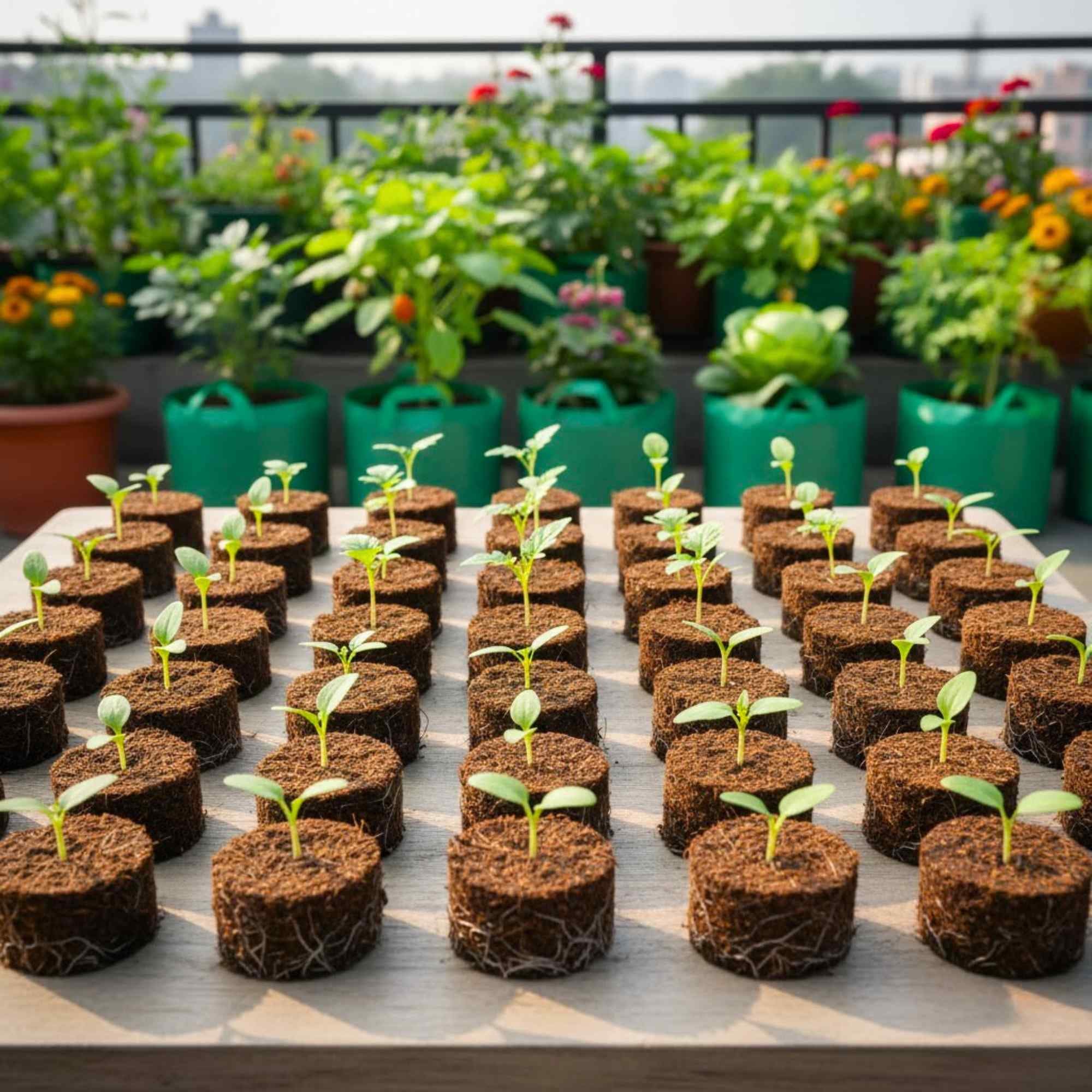 Coco Peat Coins Jiffy Bag for Seed Germination - Image 2