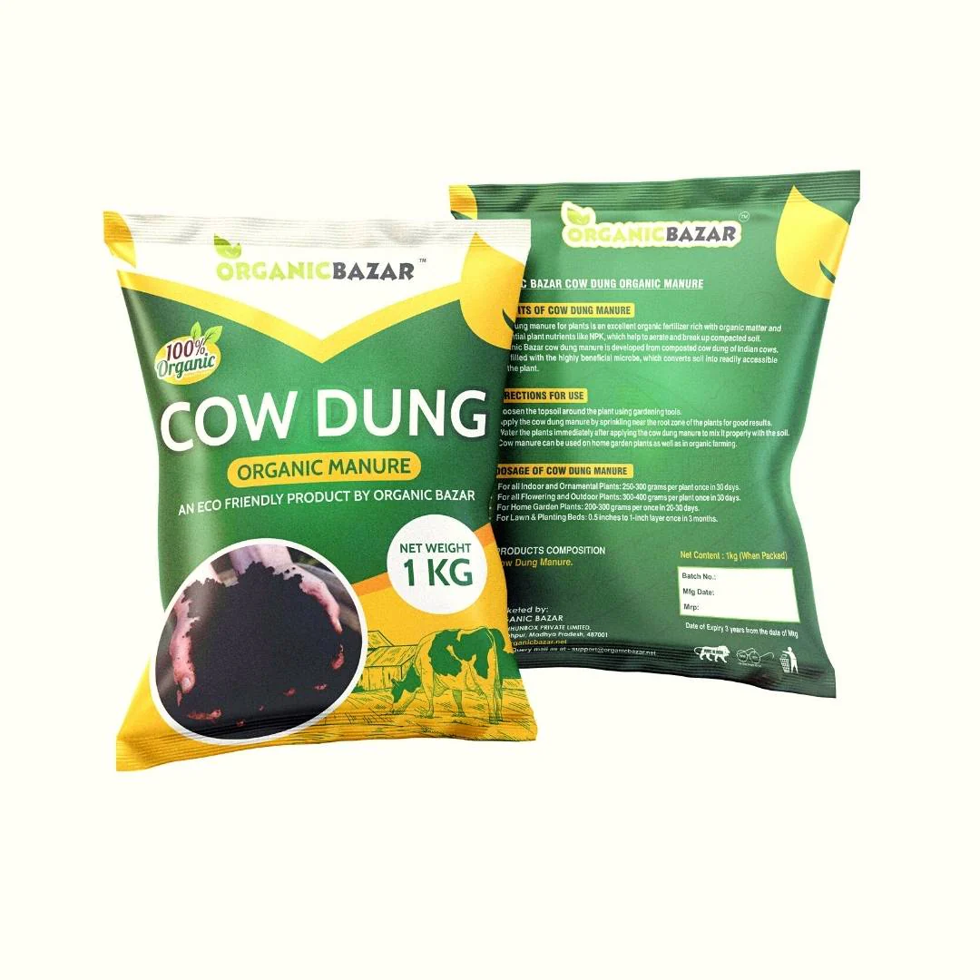 Cow Dung Manure Fertilizers for Plants 1kg