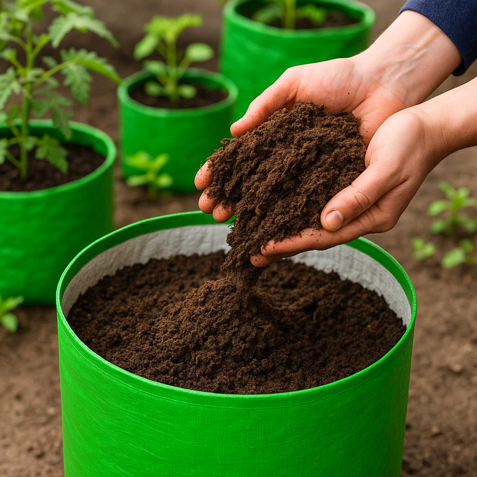 Cow Dung Manure Fertilizers for Plants (2kg) - Image 2