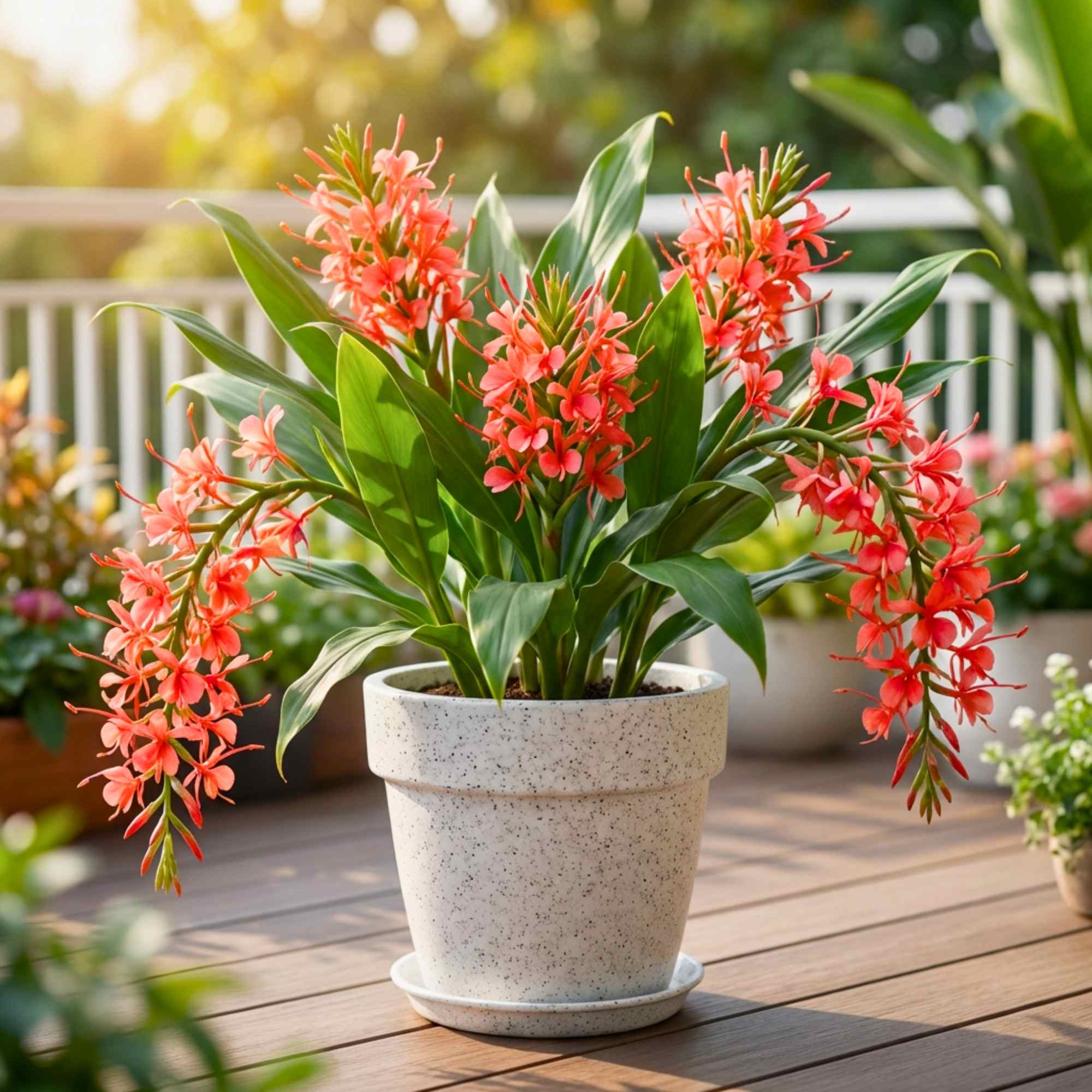Ginger Lily Pink Flower Bulbs (05N) Fragrant & Beautiful Garden Blooms 🌼