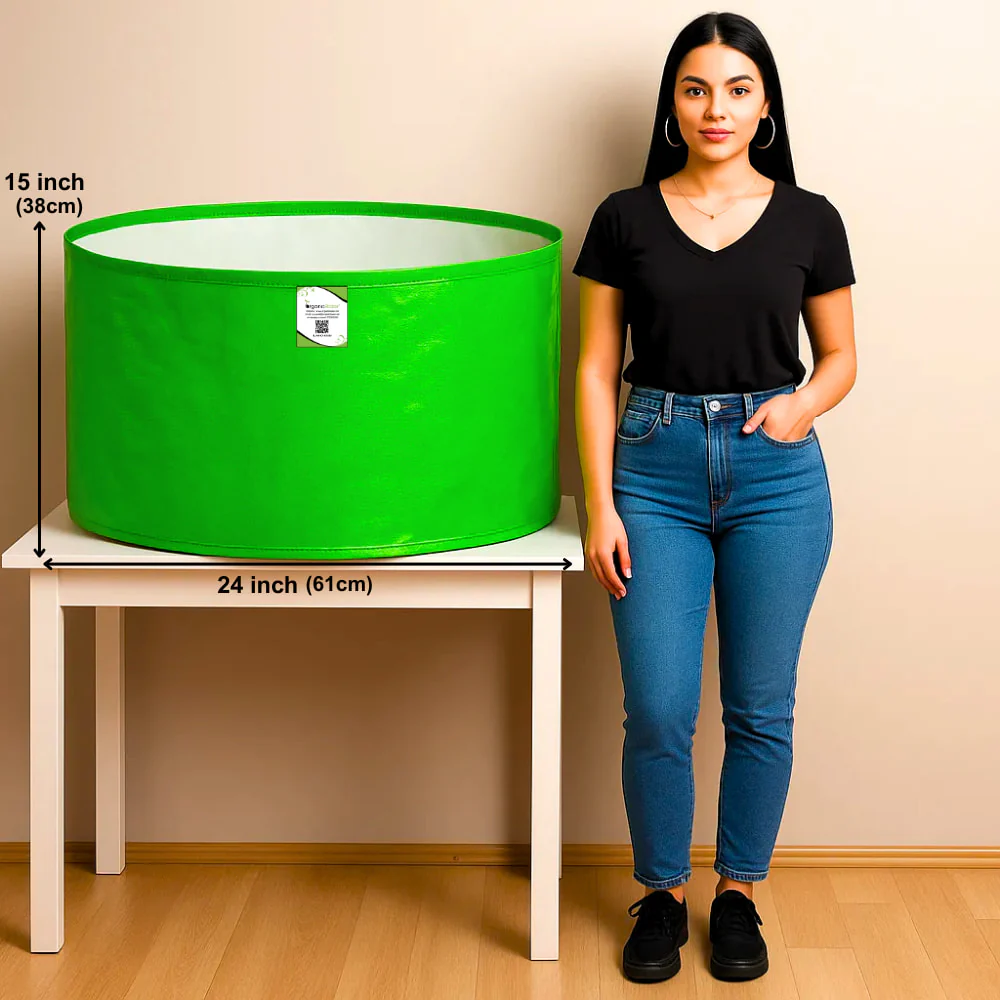 HDPE 24x15 Grow Bags for Home and Terrace Gardening Extra Thick Premium Quality Grow Bags - Image 3
