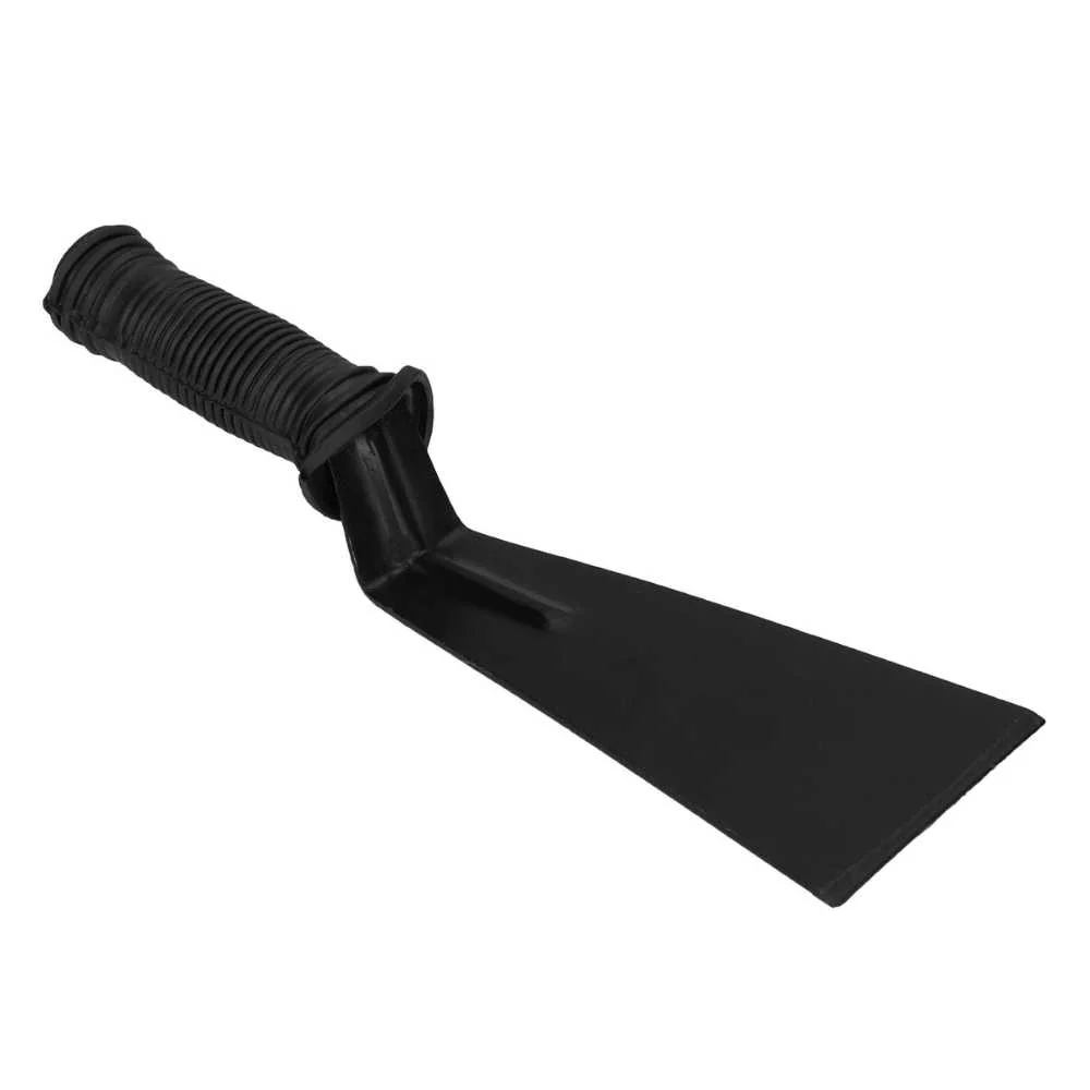 Rubber Grip Khurpa 3, Black (Blade Width 7.62 cm)