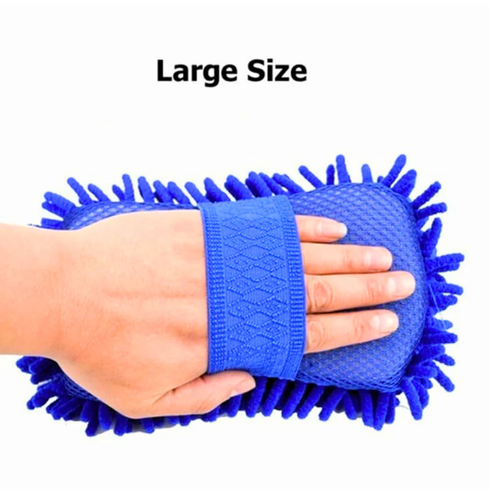 Microfiber Duster (Big) – Dual-Purpose Hand Mitt for Dry & Damp Cleaning | Ergonomic Grip, Ultra-Absorbent Chenille | Ideal for High Ceilings, Car Detailing, Windows & More - Image 2