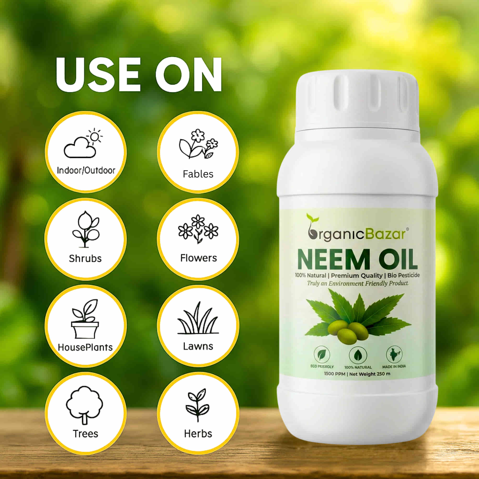Neem Oil for Pests Control Organic Pesticide (Cold-Pressed / Water-Soluble Neem Oil) - Image 3