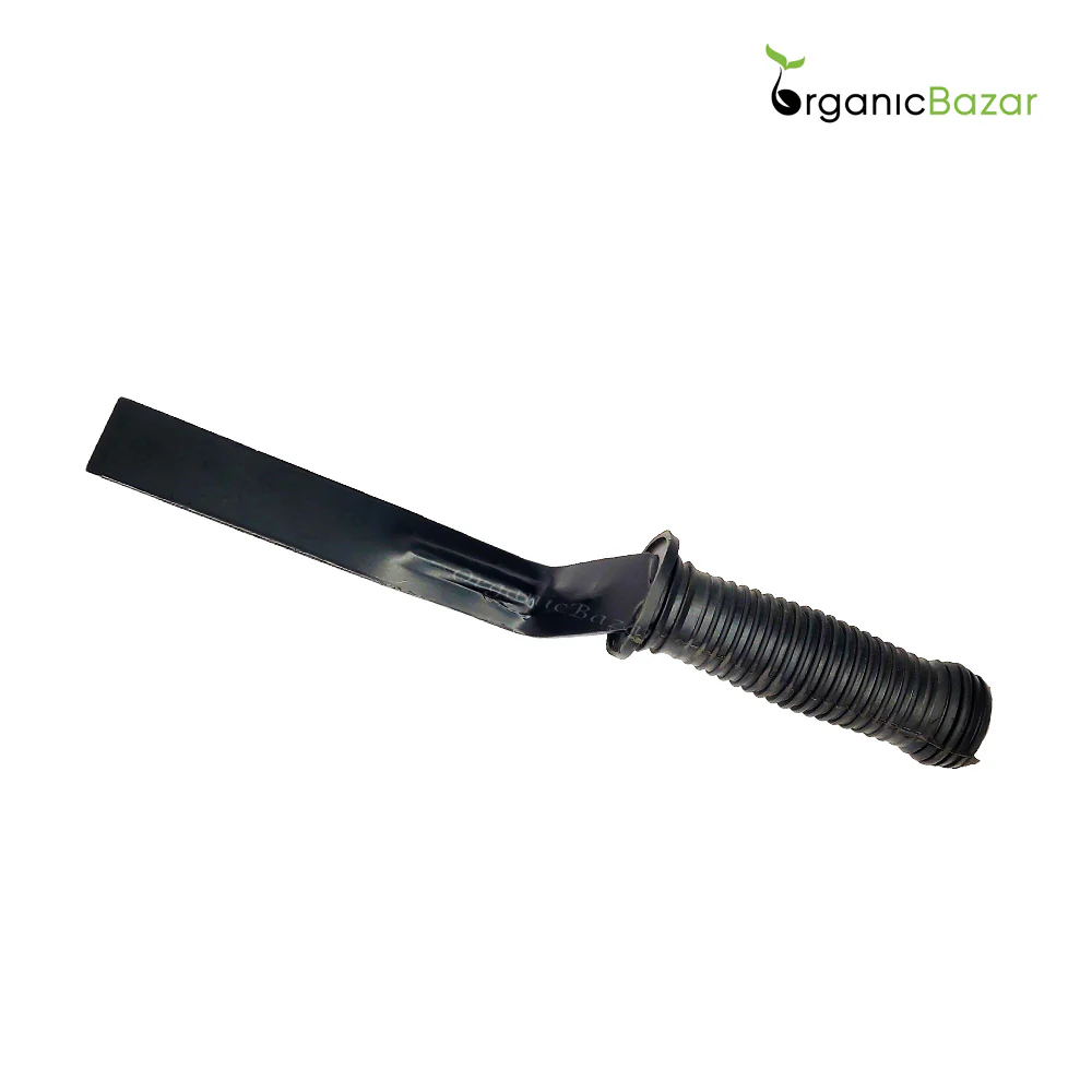 Rubber Grip Khurpa 1, Black (Blade Width 2.54 cm)