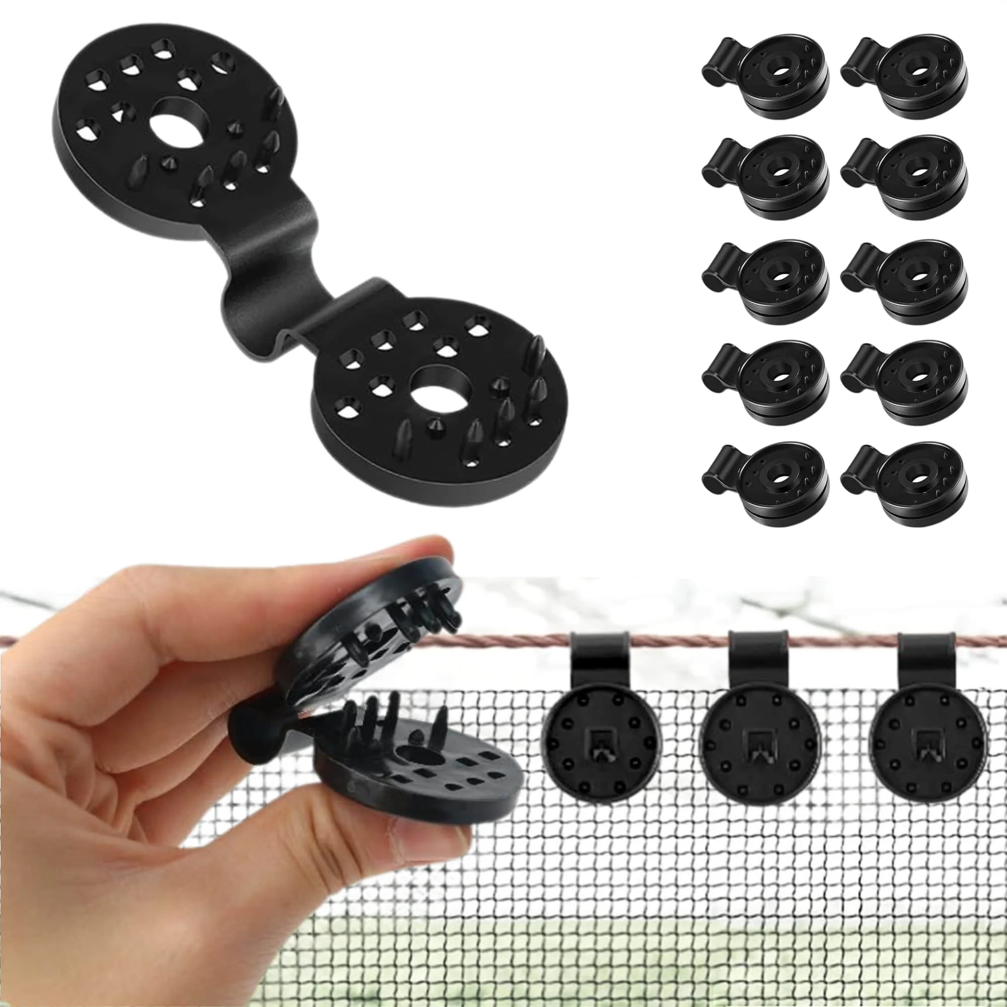 Shade Net Gripper Clip – Heavy-Duty Nylon-Plastic Clips for Shade Cloth, Bird Netting & Garden Covers - Image 3