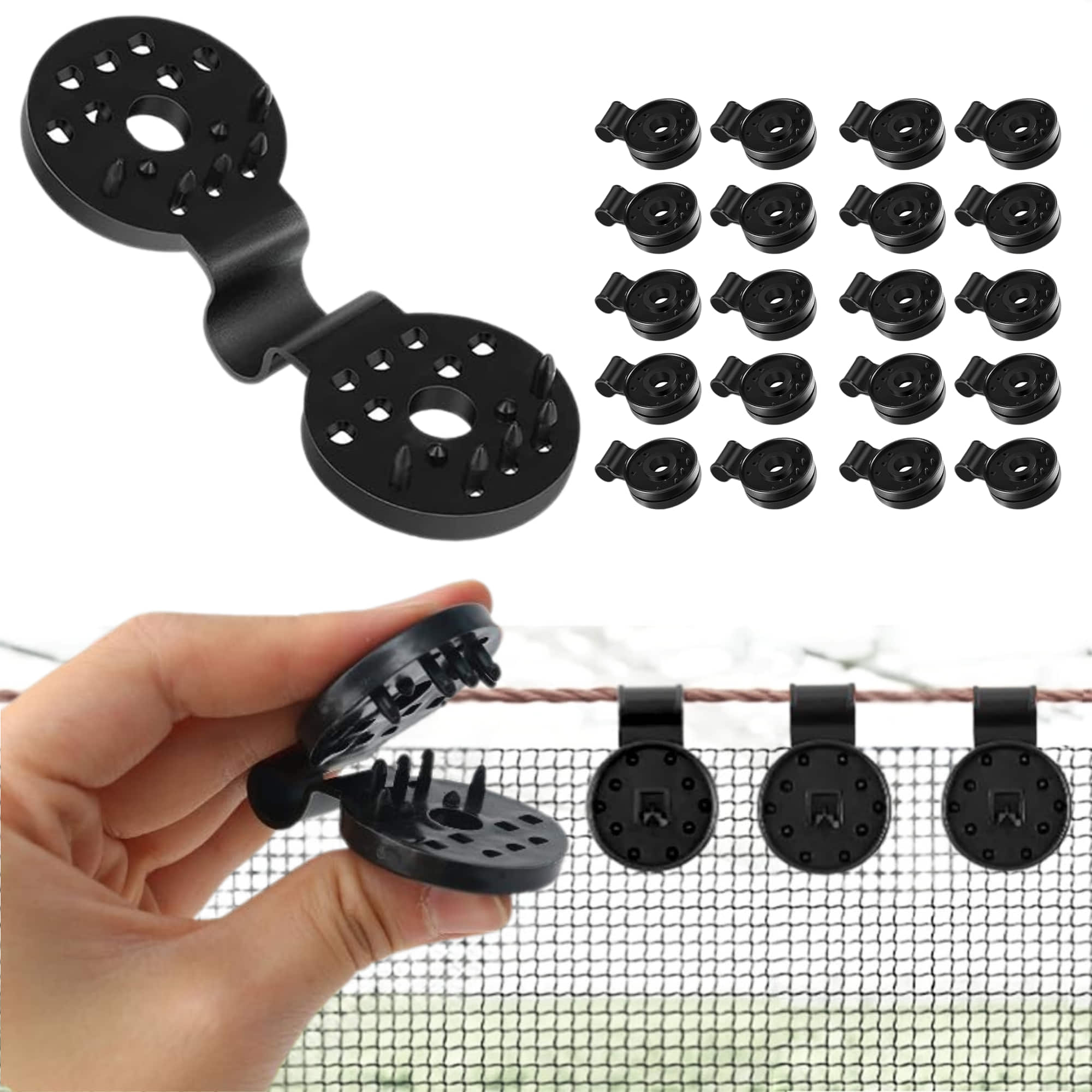 Shade Net Gripper Clip – Heavy-Duty Nylon-Plastic Clips for Shade Cloth, Bird Netting & Garden Covers - Image 5