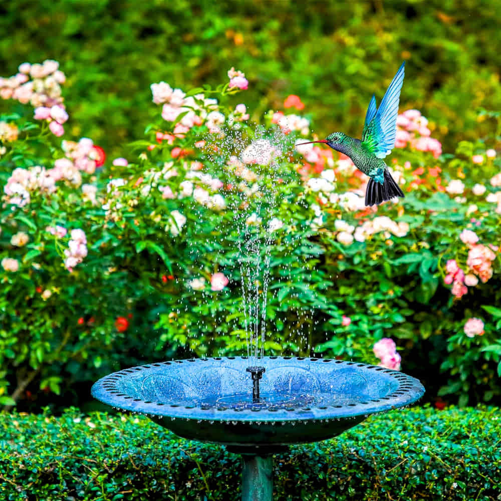 Solar Fountain Pump, Floating Water Fountain for Bird Bath, Garden, Pond, Pool, Outdoor - Image 5