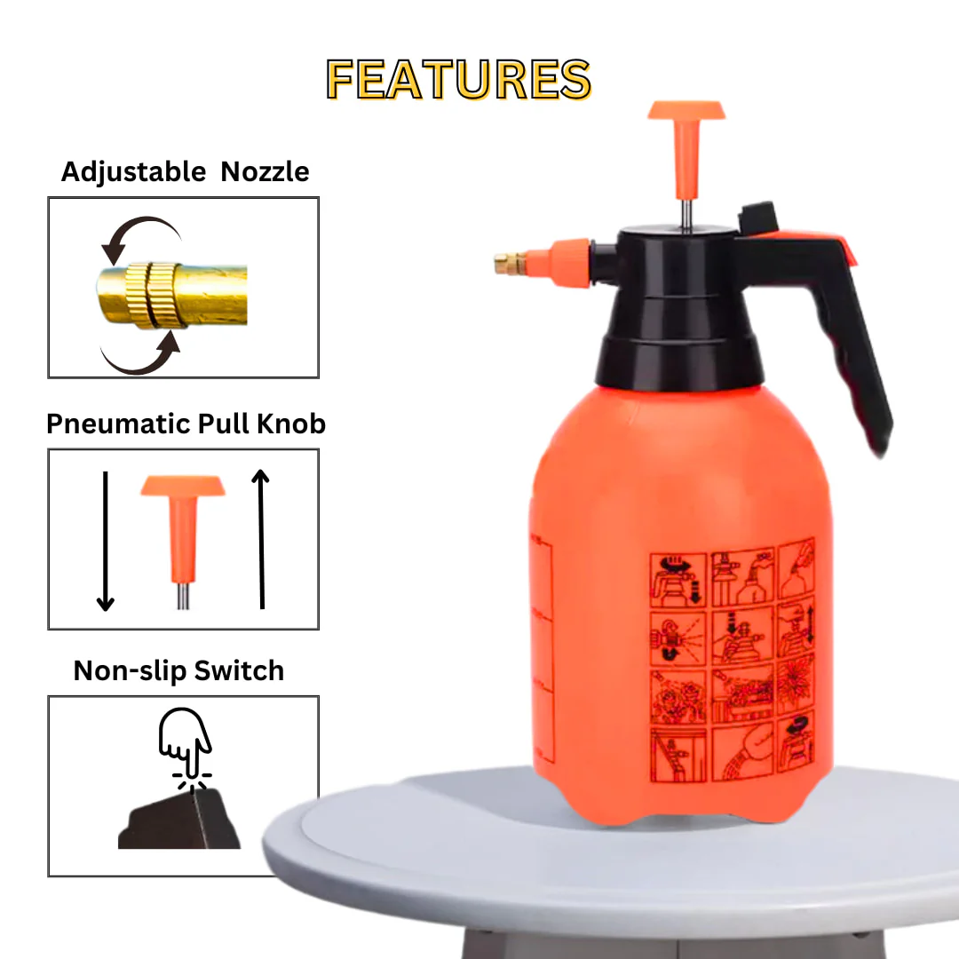 High Pressure Garden Spray Pump 2 Liter For Home Gardening - Image 3