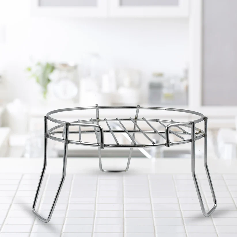 Premium Stainless Steel Pot Stand | Heavy-Duty | Rust-Resistant | Multipurpose Indoor & Outdoor Use (Pack of 2) - Image 2