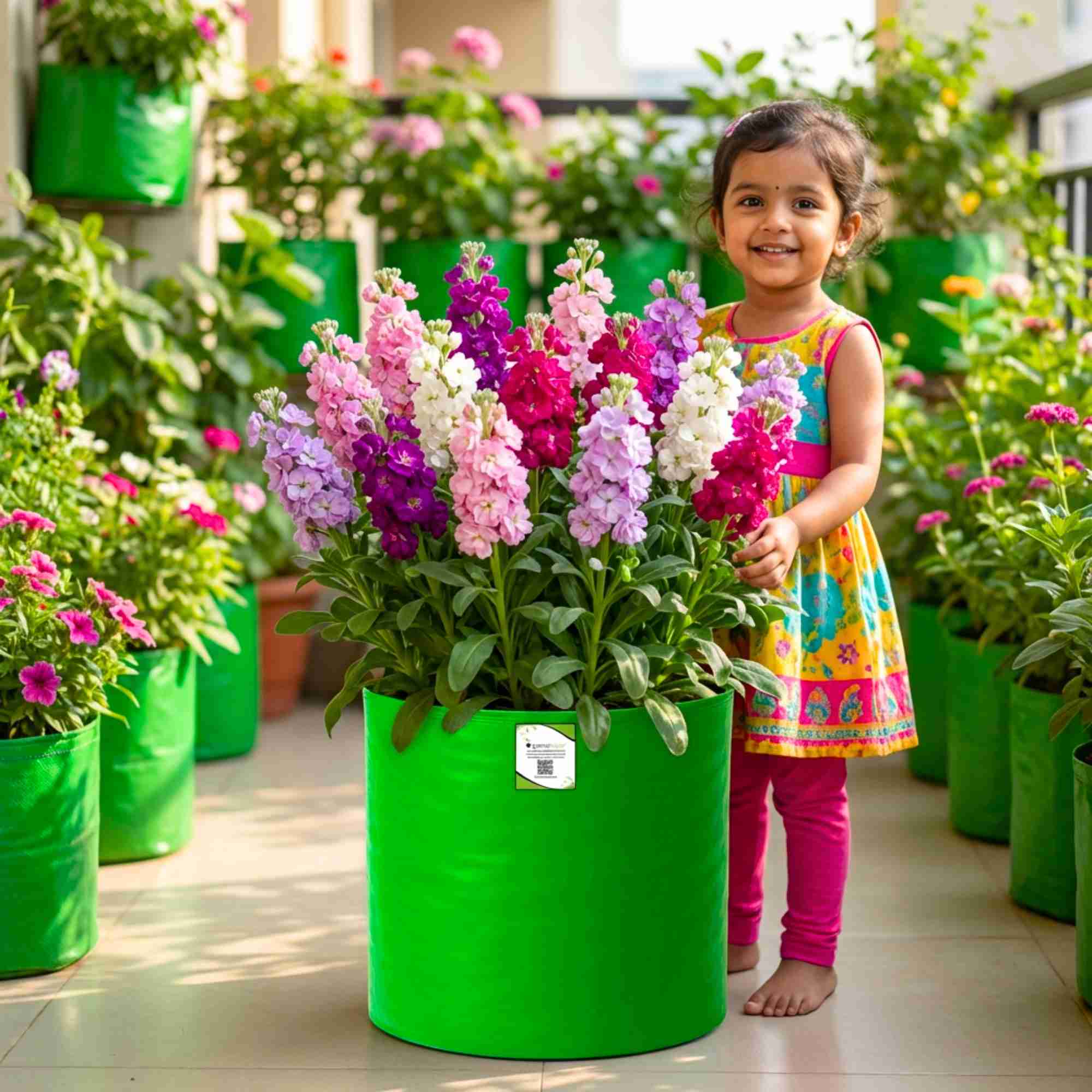 Stock Mixed Color Flower Seeds (100 Seeds) High Germination/ Easy To grow/ Perfect for pots, balconies, or Terrace gardens - Image 2