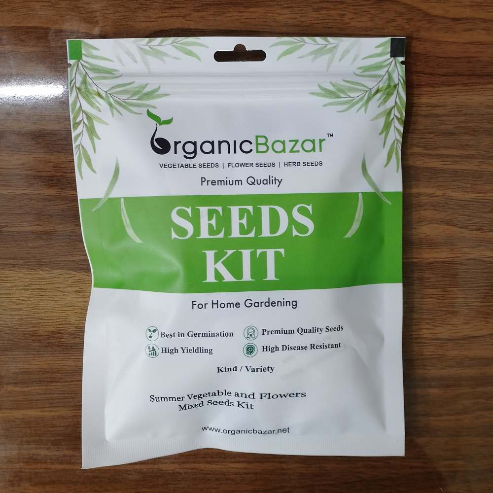 Summer Vegetable and Flowers Mixed Seeds Kit for Home Gardening - Image 5