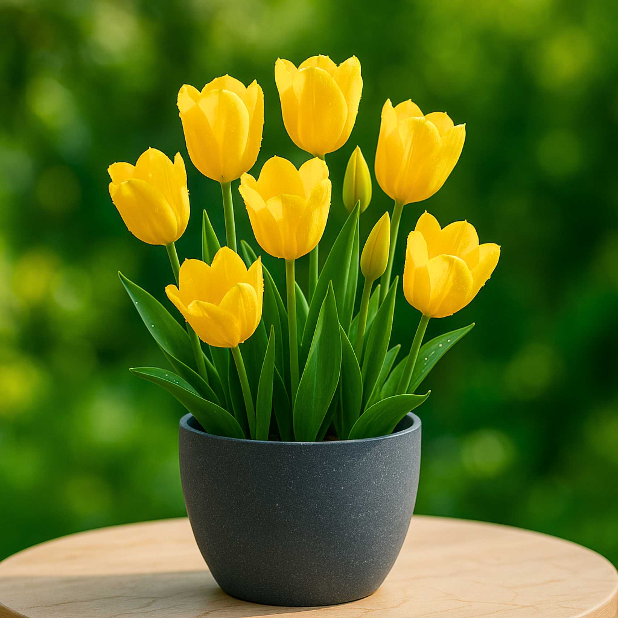 Tulip Yellow Flower Bulbs (05N) Elegant Spring Blooms for Home Garden 🌷