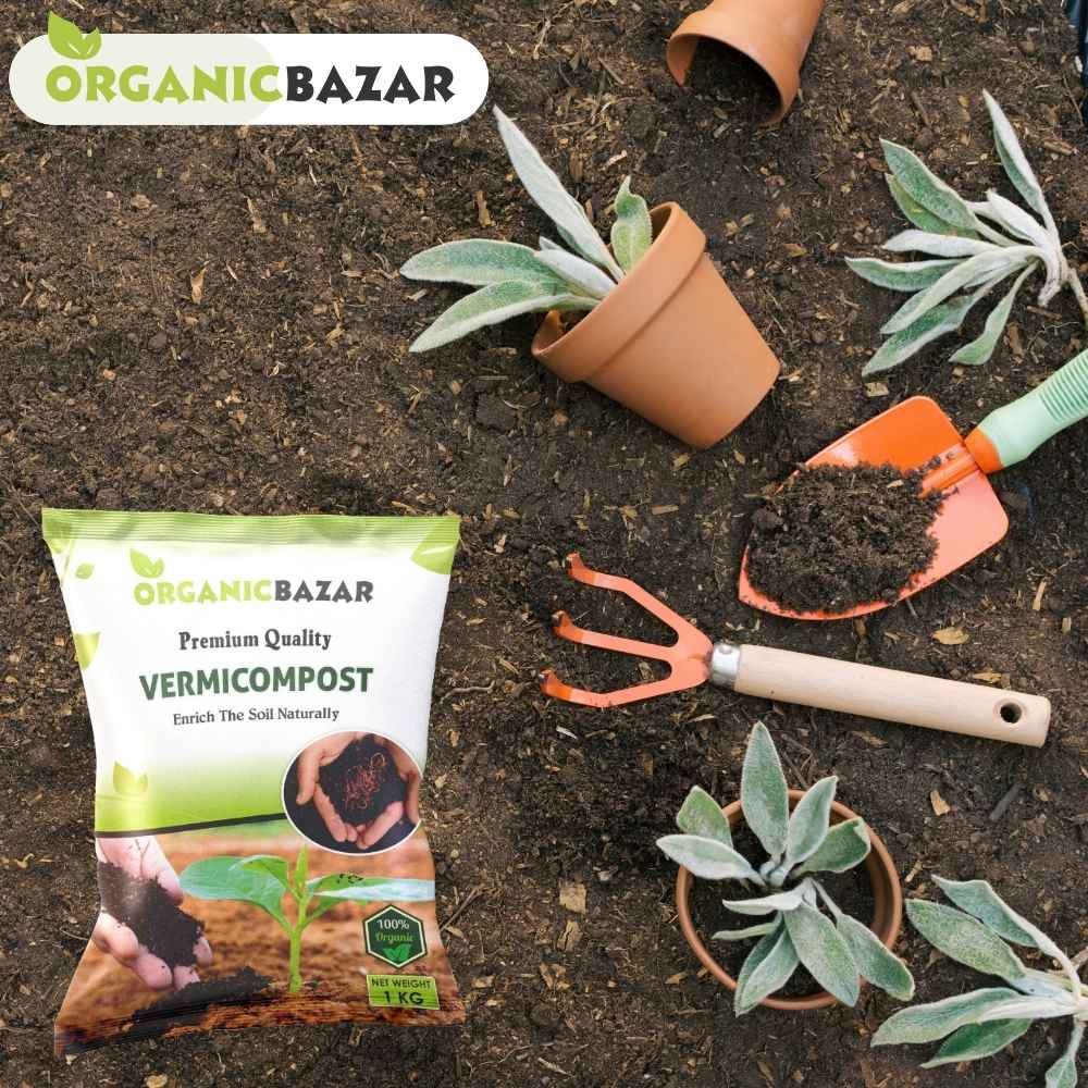 Vermicompost Fertilizer for Home garden Plants (1kg) - Image 7