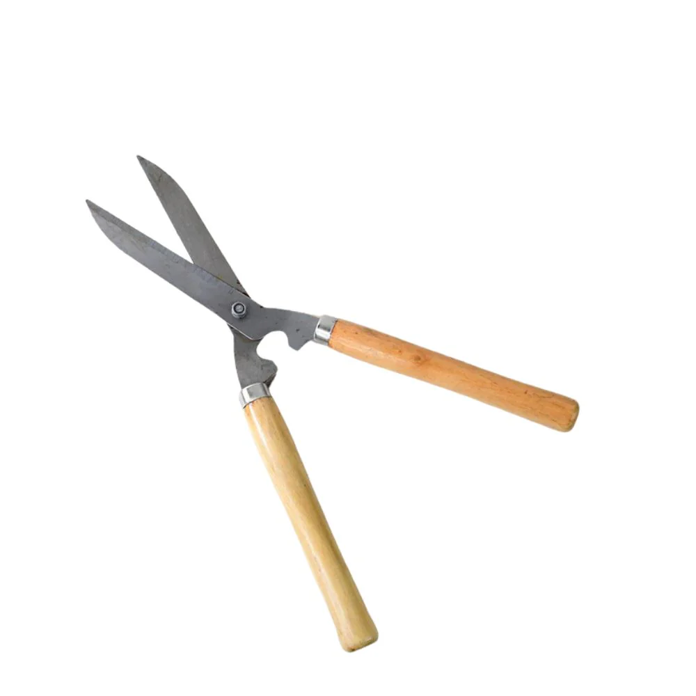 Wooden Handle Mehndi Cutter/Garden Grass Cutter, Hedge Shears, Bush Clipper, Big Grass Cutter